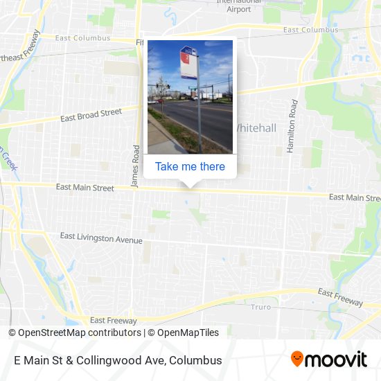 E Main St & Collingwood Ave map