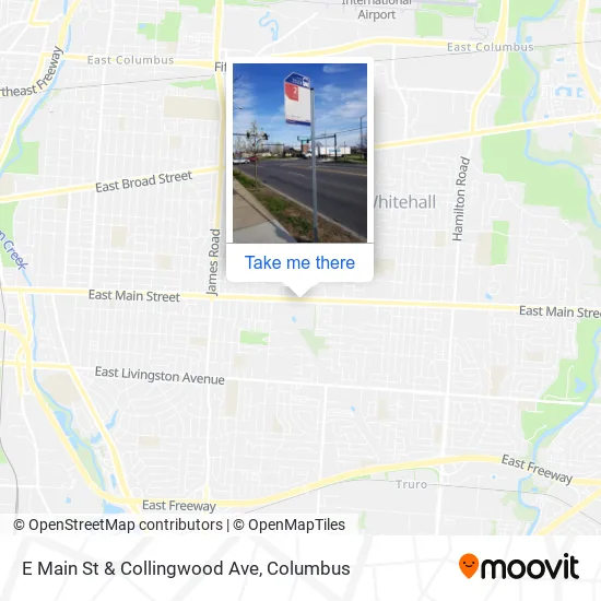 E Main St & Collingwood Ave map