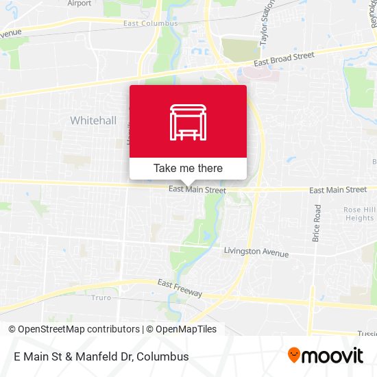 Mapa de E Main St & Manfeld Dr