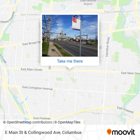 Mapa de E Main St & Collingwood Ave