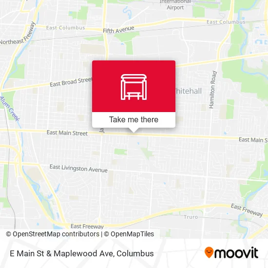 E Main St & Maplewood Ave map