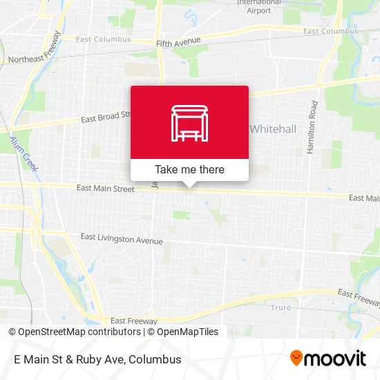 Mapa de E Main St & Ruby Ave