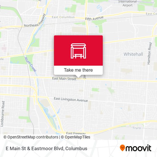 E Main St & Eastmoor Blvd map