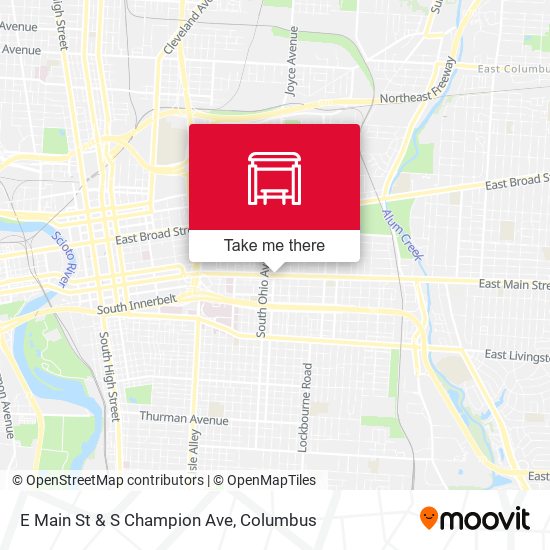 Mapa de E Main St & S Champion Ave