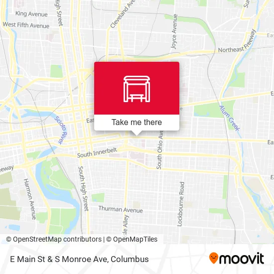 Mapa de E Main St & S Monroe Ave