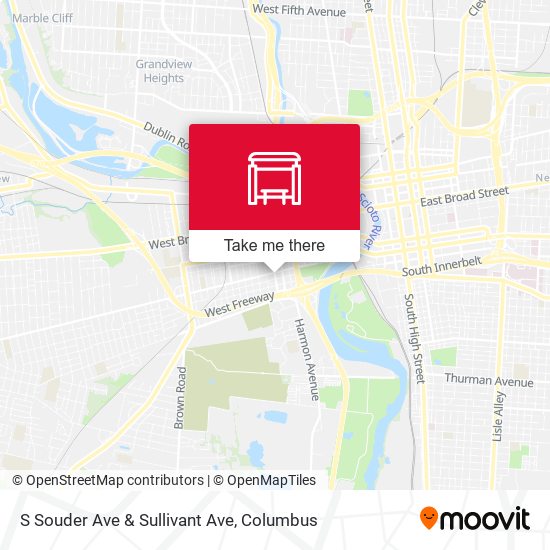 S Souder Ave & Sullivant Ave map