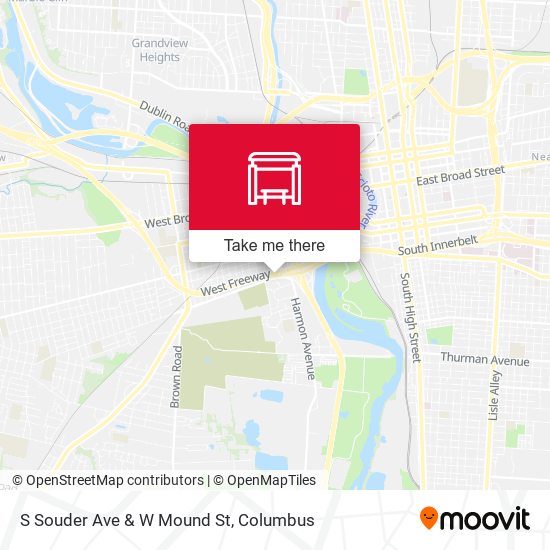 Mapa de S Souder Ave & W Mound St