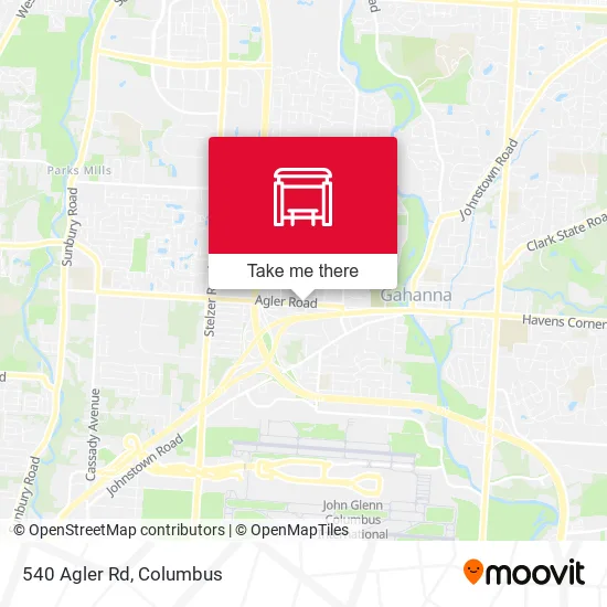 540 Agler Rd map