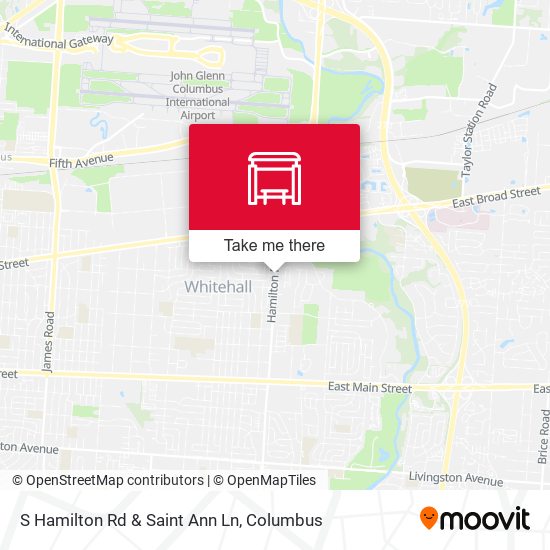 S Hamilton Rd & Saint Ann Ln map