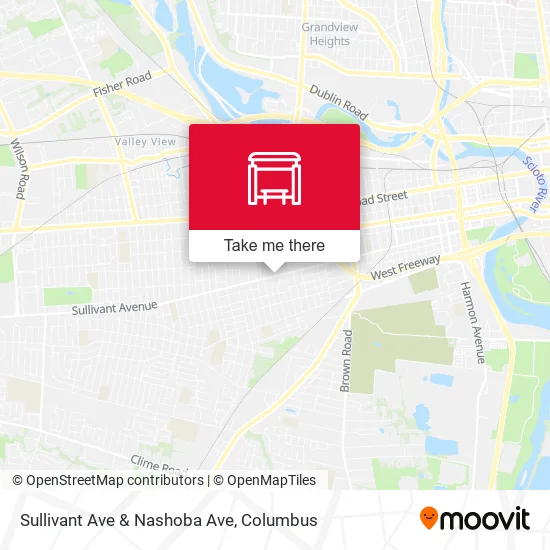 Mapa de Sullivant Ave & Nashoba Ave