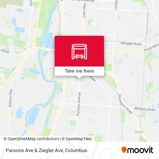 Mapa de Parsons Ave & Ziegler Ave