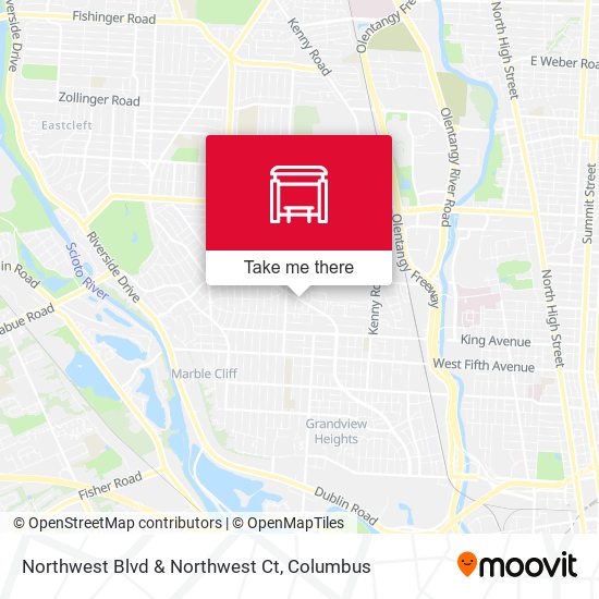 Mapa de Northwest Blvd & Northwest Ct