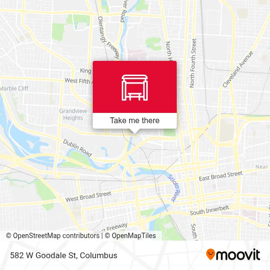 582 W Goodale St map