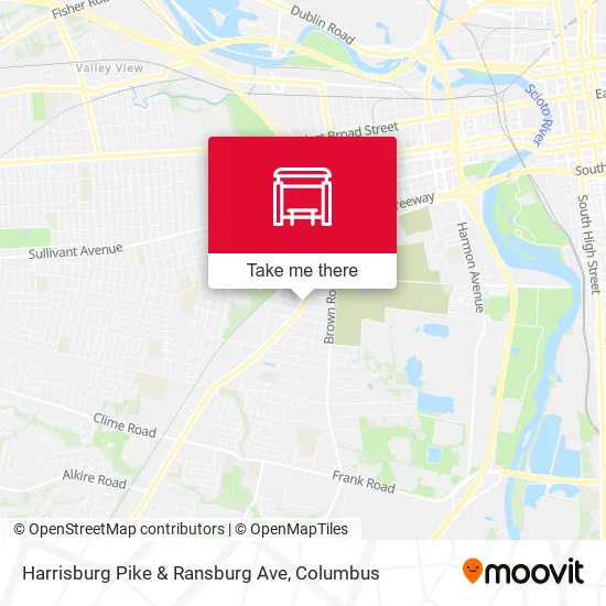 Harrisburg Pike & Ransburg Ave map