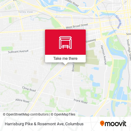 Mapa de Harrisburg Pike & Rosemont Ave