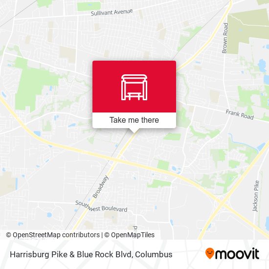 Harrisburg Pike & Blue Rock Blvd map