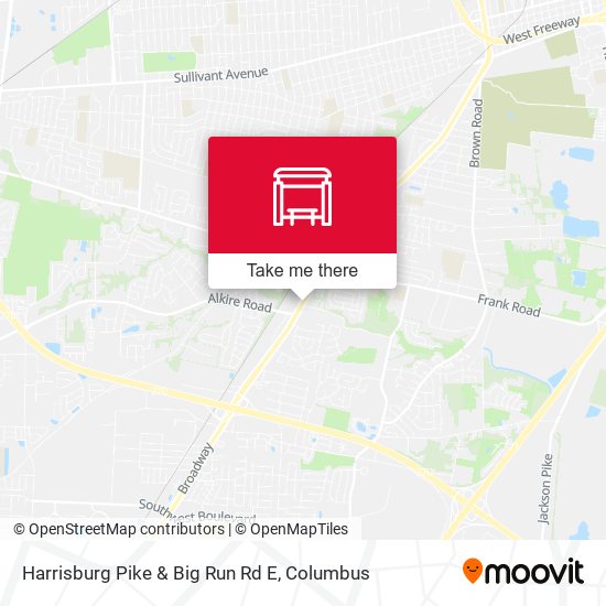 Harrisburg Pike & Big Run Rd E map