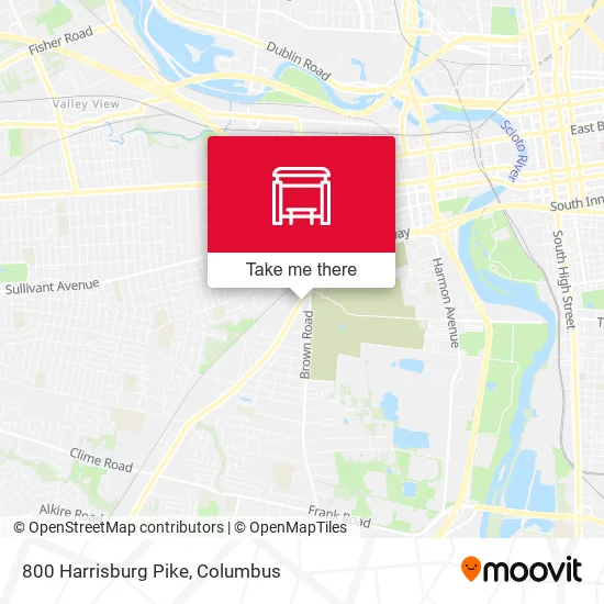 800 Harrisburg Pike map
