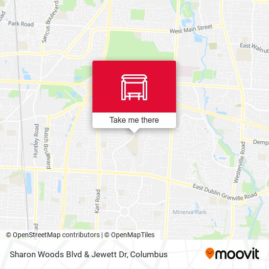 Sharon Woods Blvd & Jewett Dr map