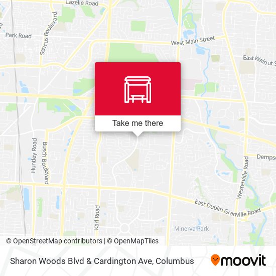Mapa de Sharon Woods Blvd & Cardington Ave