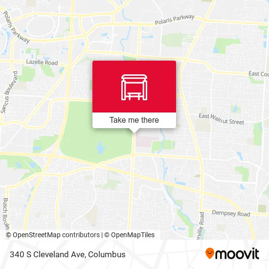 Mapa de 340 S Cleveland Ave