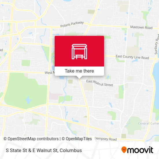 S State St & E Walnut St map