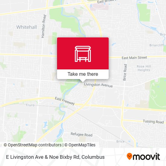 E Livingston Ave & Noe Bixby Rd map