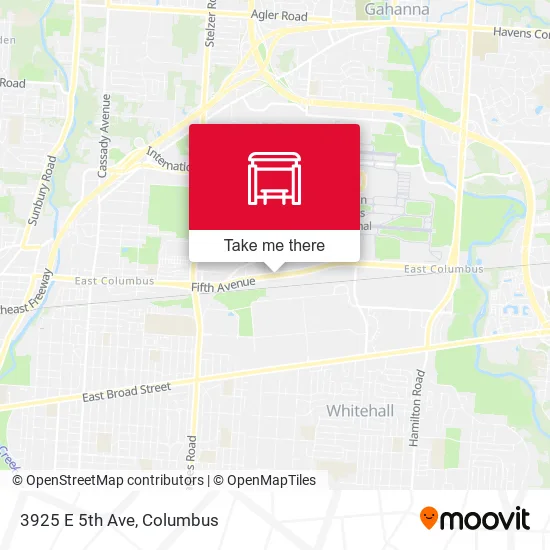 3925 E 5th Ave map