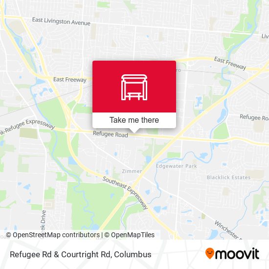 Mapa de Refugee Rd & Courtright Rd