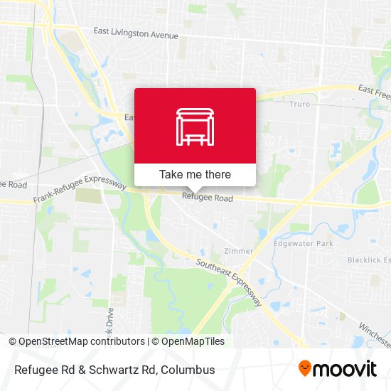 Refugee Rd & Schwartz Rd map