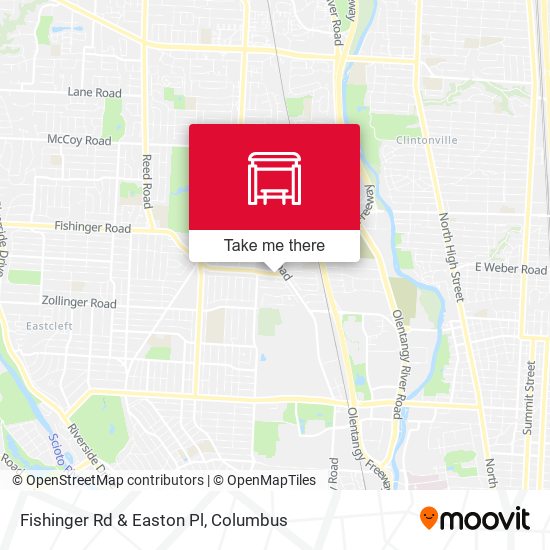 Mapa de Fishinger Rd & Easton Pl