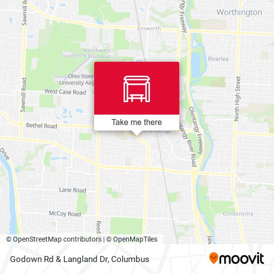 Godown Rd & Langland Dr map