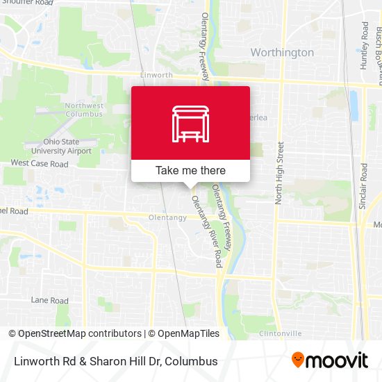 Linworth Rd & Sharon Hill Dr map