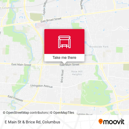 Mapa de E Main St & Brice Rd