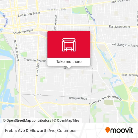 Mapa de Frebis Ave & Ellsworth Ave