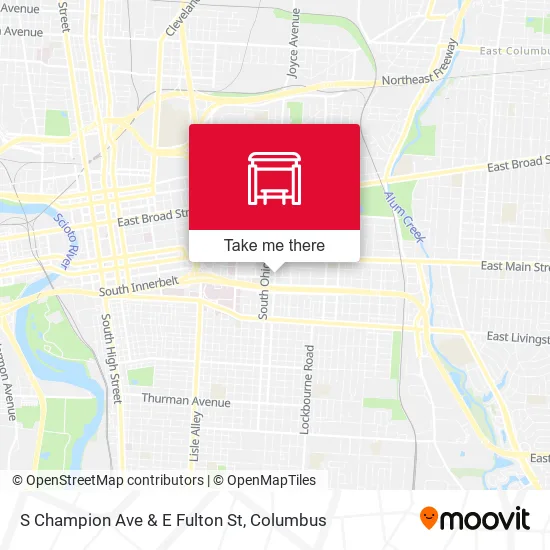 S Champion Ave & E Fulton St map