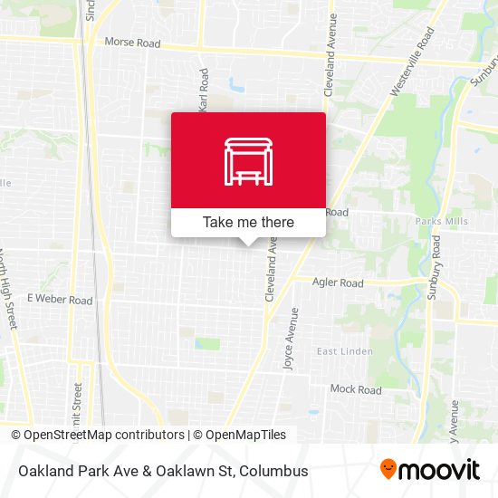 Oakland Park Ave & Oaklawn St map