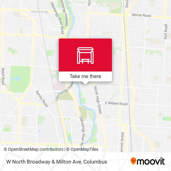 Mapa de W North Broadway & Milton Ave