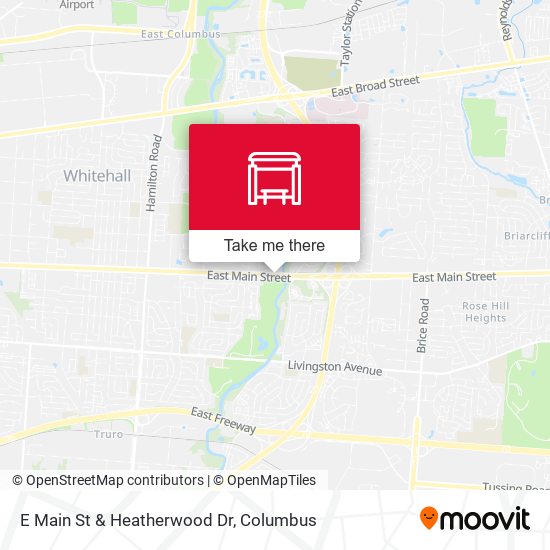 E Main St & Heatherwood Dr map