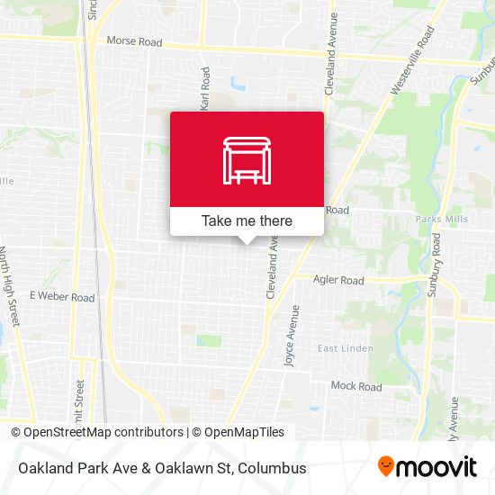 Oakland Park Ave & Oaklawn St map