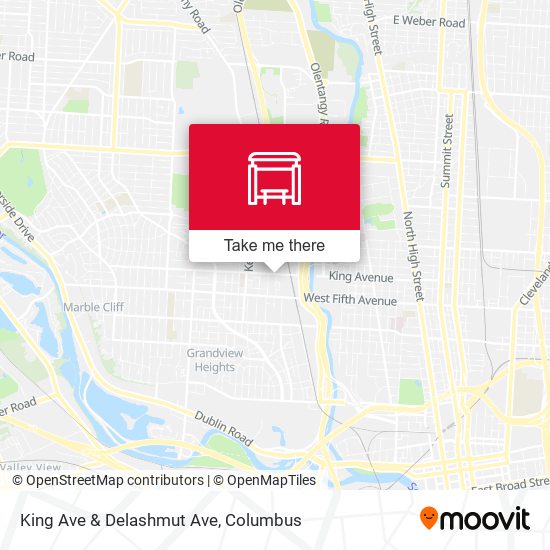 Mapa de King Ave & Delashmut Ave