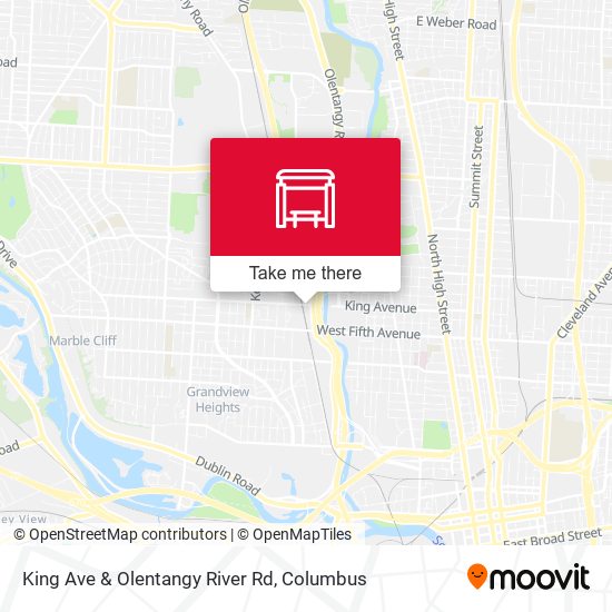 Mapa de King Ave & Olentangy River Rd