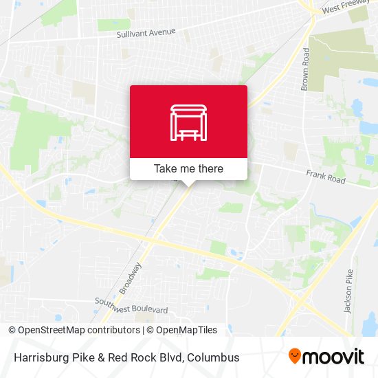 Harrisburg Pike & Red Rock Blvd map