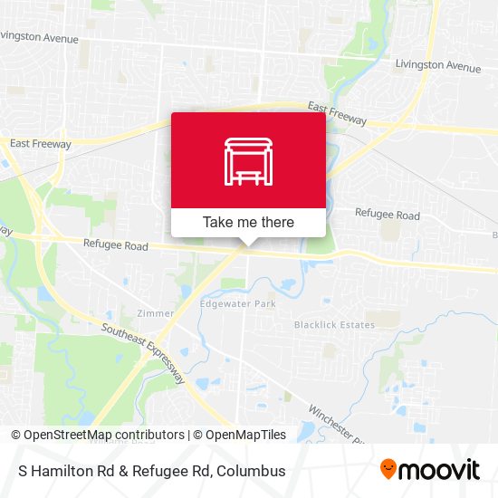 Mapa de S Hamilton Rd & Refugee Rd