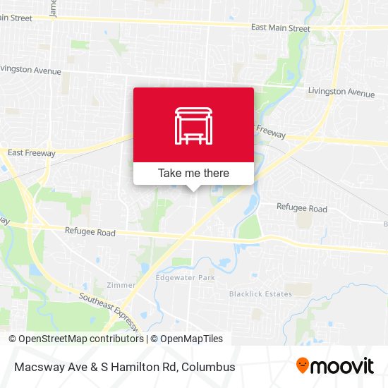 Macsway Ave & S Hamilton Rd map