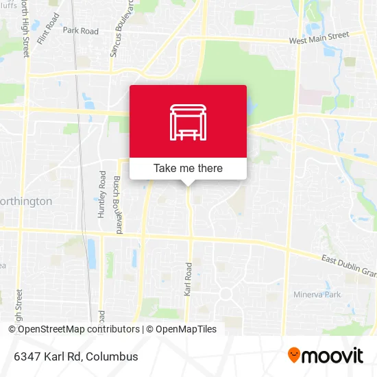 6347 Karl Rd map
