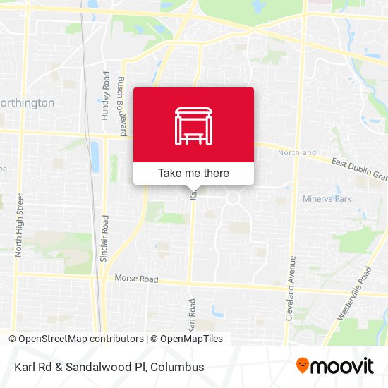 Mapa de Karl Rd & Sandalwood Pl
