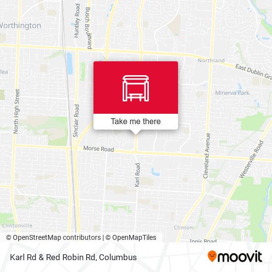 Karl Rd & Red Robin Rd map