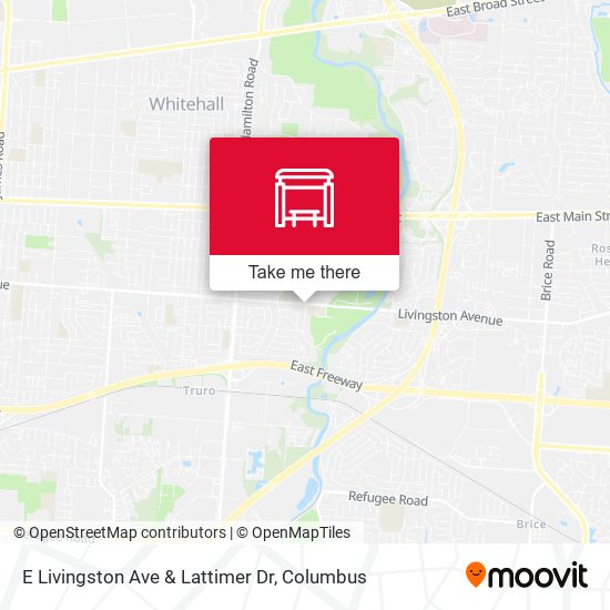 E Livingston Ave & Lattimer Dr map