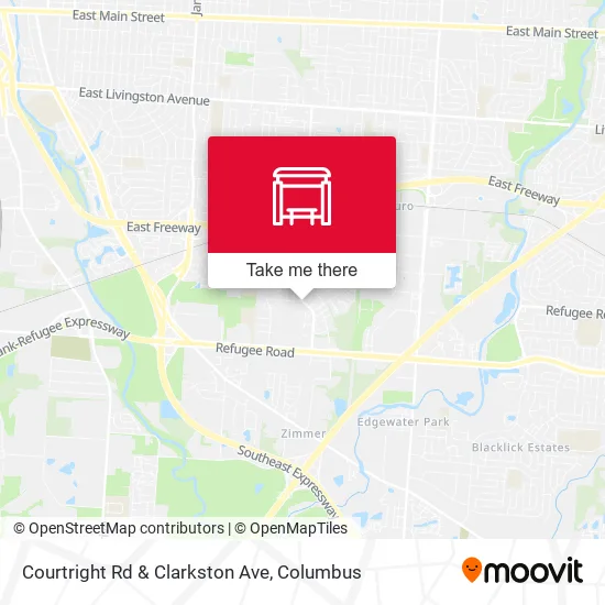 Mapa de Courtright Rd & Clarkston Ave